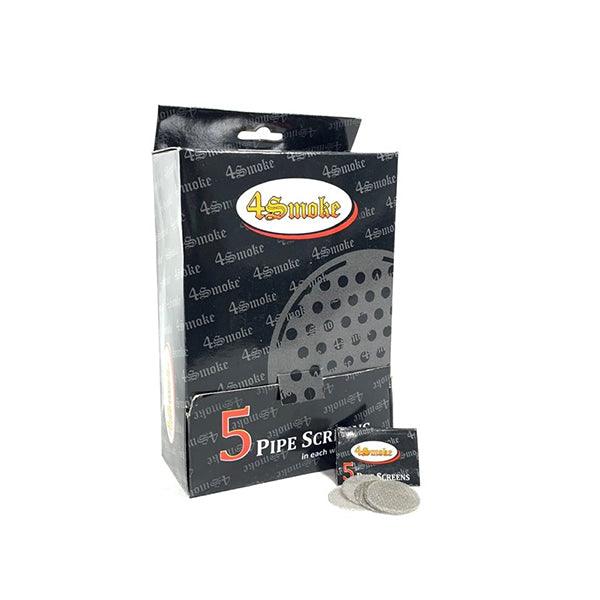 4Smoke Silver Pipe Screen 20mm - Online Vape Shop
