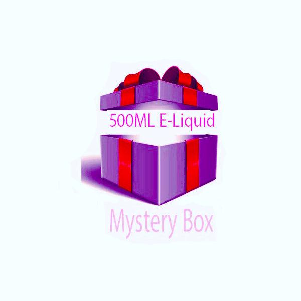 500ml E-liquid MYSTERY BOX + Nic Shots - Online Vape Shop