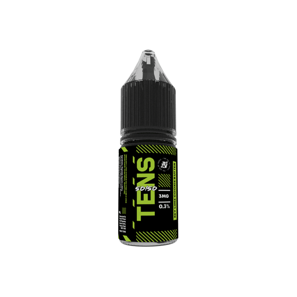 18mg Tens 50/50 10ml (50VG/50PG) - (Full Box) Pack Of 10 - Online Vape Shop