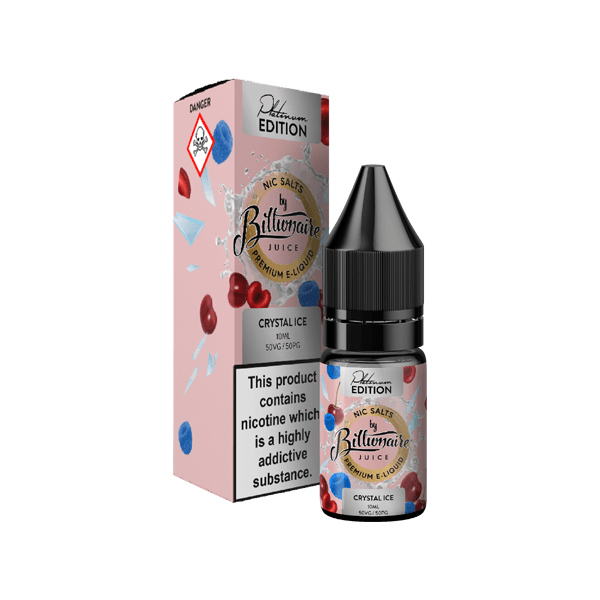 20mg Billionaire Juice Platinum Edition 10ml Nic Salts (50VG/50PG) - Online Vape Shop