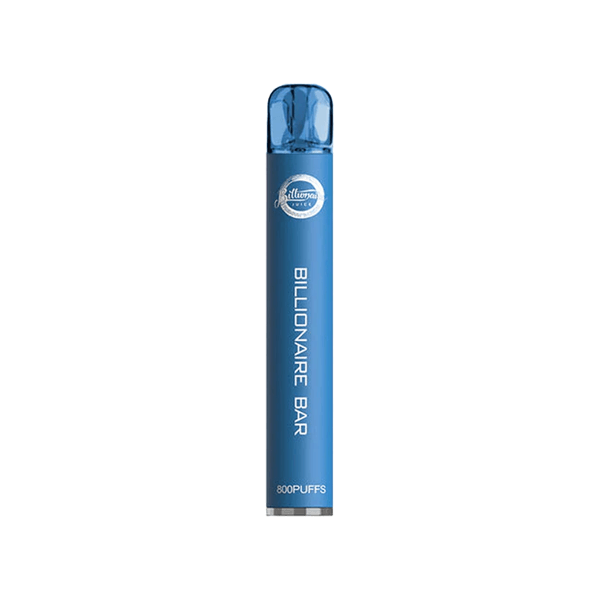 20mg Billionaire Bar 800 Disposable Vape Device 800 Puffs - Online Vape Shop