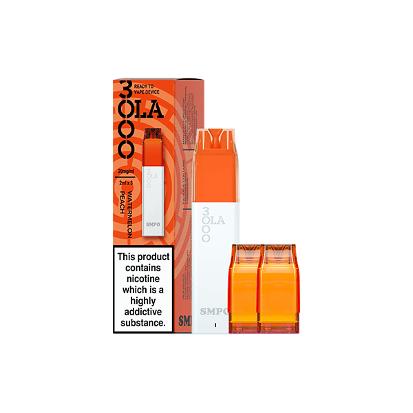 20mg SMPO Ola 3000 Prefilled Pod Vape Kit - 2ml (Pack of 3) - Online Vape Shop