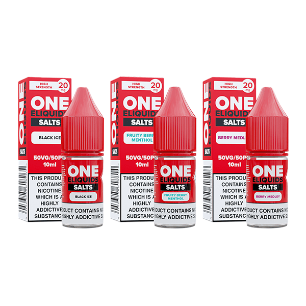20mg One E-Liquids Flavoured Nic Salts 10ml (50VG/50PG) - Online Vape Shop