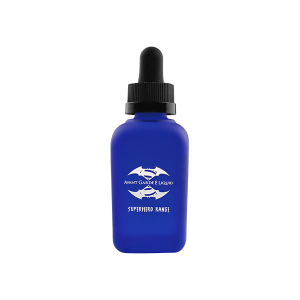 0mg Avant Garde E-liquid Superhero Range Range Glass Shortfill 50ml (Various VG/PG) - Online Vape Shop