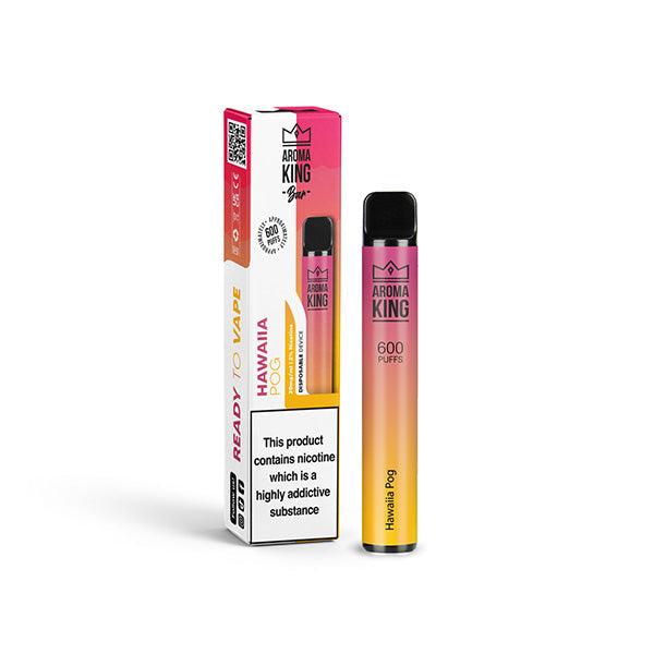 20mg Aroma King Bar 600 Disposable Vape Device 600 Puffs - Online Vape Shop
