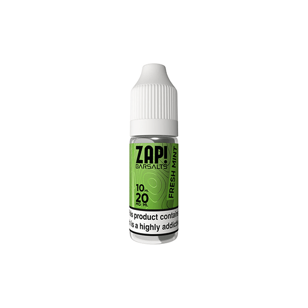 20mg ZAP! Bar Salts Nic Salt 10ml (50VG/50PG) - Online Vape Shop