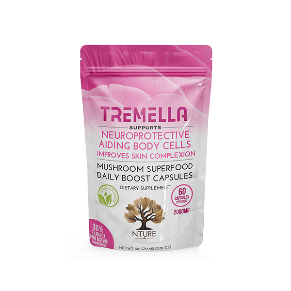 NTURE 2000mg Tremella Mushroom Capsules - 60 Caps - Online Vape Shop