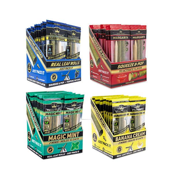 20 King Palm Mini Rolls - Display Pack - Online Vape Shop
