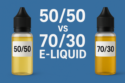 50/50 vs 70/30 E-Liquid: What’s the Difference & Which Should You Choose?
