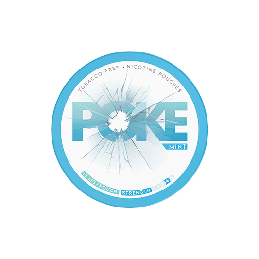 12mg Poke Mint Nicotine Pouches - 20 Pouches - Online Vape Shop
