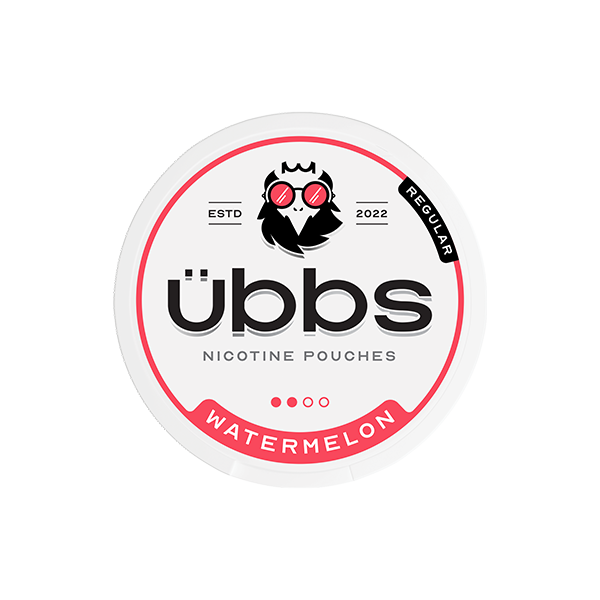 Übbs Watermelon Regular Strength - 20 Nicotine Pouches - 6mg