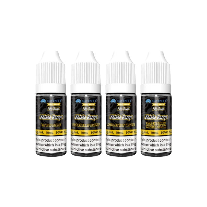 Hayati Pro Max Shisha Range Nic Salts E - Liquid 10ml (50/50 VG/PG) - 20mg