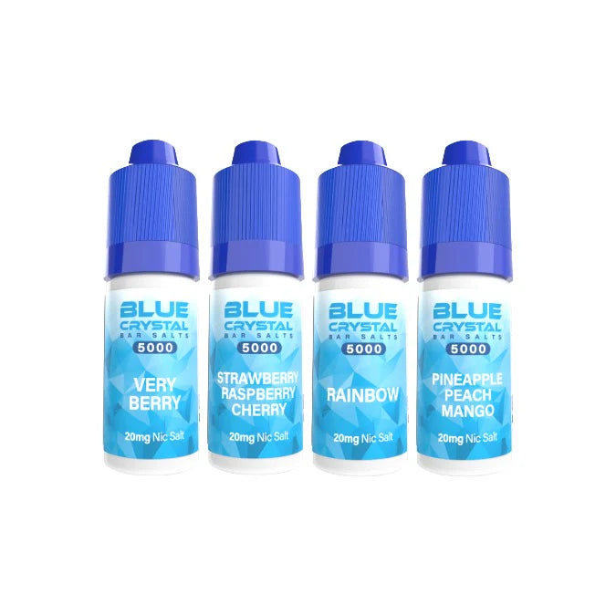 Blue Crystal 5000 Bar Nic Salt E - Liquid 10ml (50/50 VG/PG) - 20mg