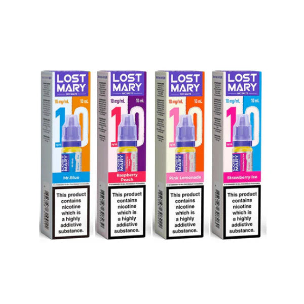 10mg Lost Mary 10ml Nic Salts (50VG/50PG)