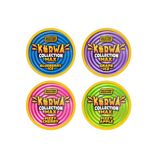 43mg Kurwa Collection Max Nicotine Pouches - 20 Pouches
