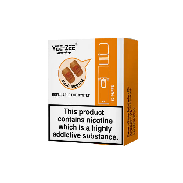20mg Yee-Zee SteamPro Refillable Pod 150Puffs - Blackcurrant + PG/VG Base