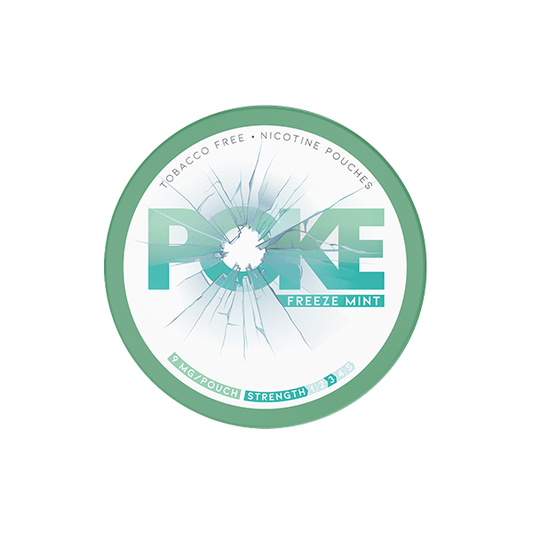9mg Poke Freeze Mint Nicotine Pouches - 20 Pouches - Online Vape Shop