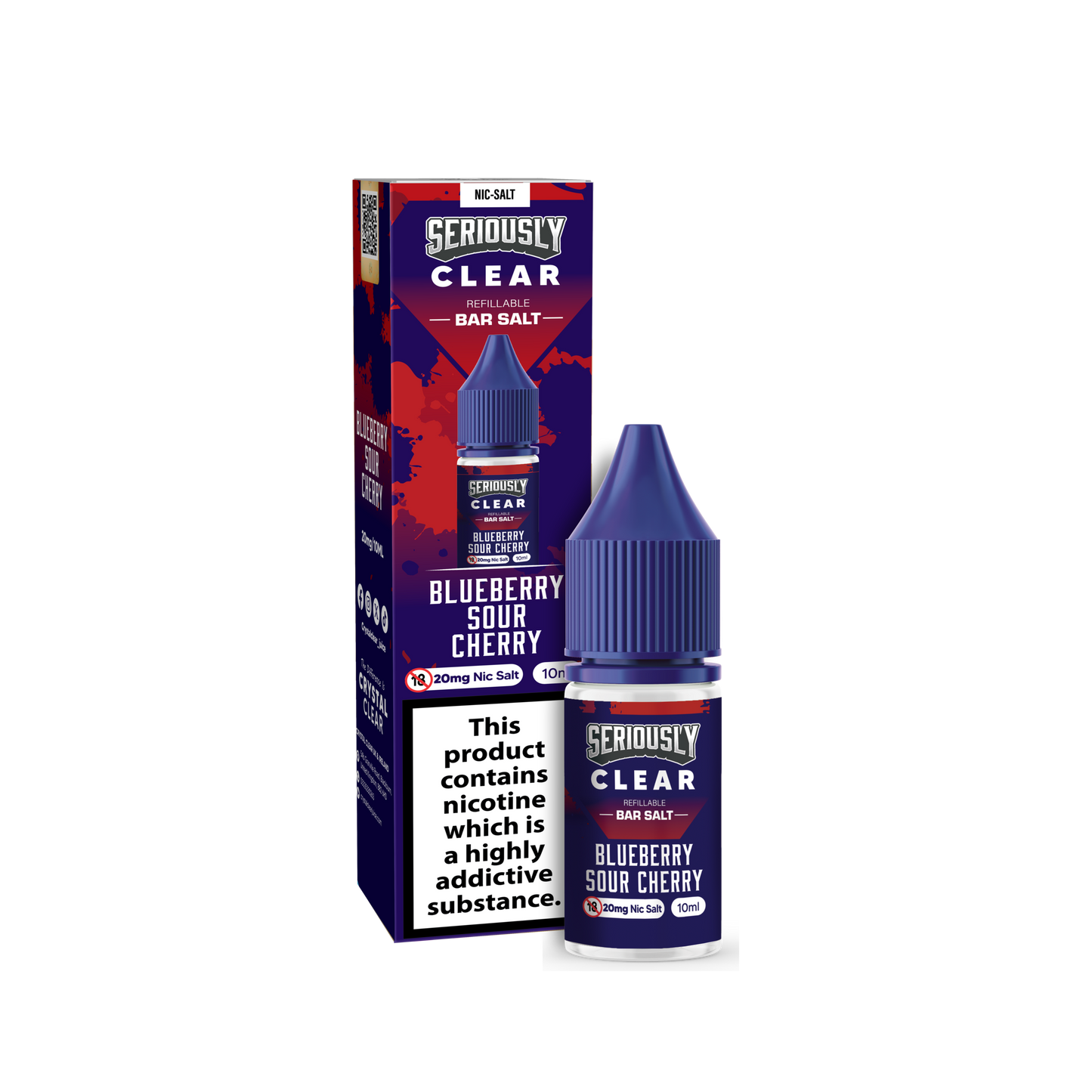 Seriously Clear 10ml Nic Salt (50VG/50PG) 10mg