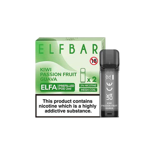ELF Bar ELFA 20mg Replacement Prefilled Pods 2ml - Online Vape Shop