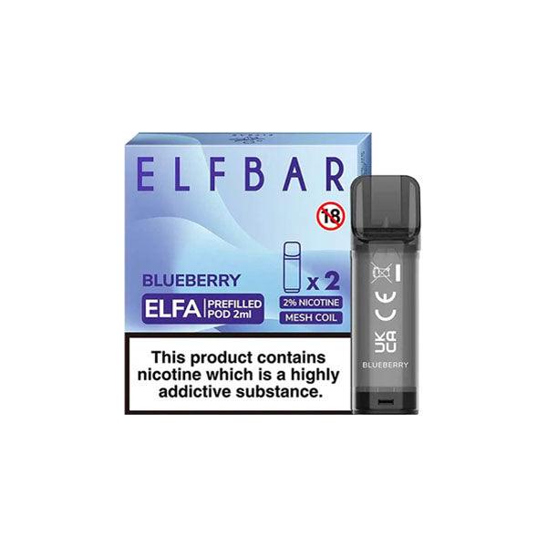 ELF Bar ELFA 20mg Replacement Prefilled Pods 2ml - Online Vape Shop
