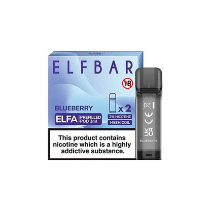 ELF Bar ELFA 20mg Replacement Prefilled Pods 2ml - Online Vape Shop