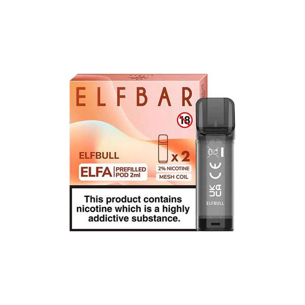 ELF Bar ELFA 20mg Replacement Prefilled Pods 2ml - Online Vape Shop