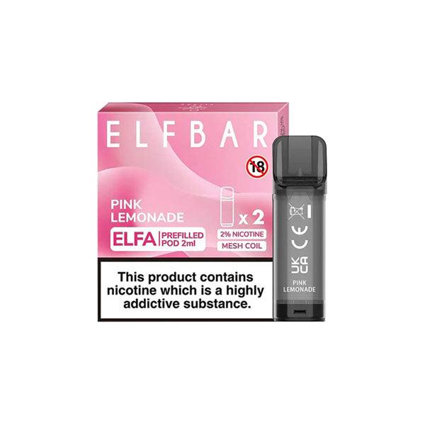 ELF Bar ELFA 20mg Replacement Prefilled Pods 2ml - Online Vape Shop