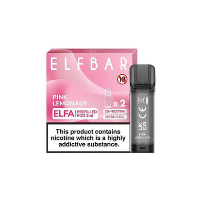 ELF Bar ELFA 20mg Replacement Prefilled Pods 2ml - Online Vape Shop