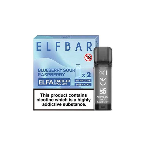 ELF Bar ELFA 20mg Replacement Prefilled Pods 2ml - Online Vape Shop