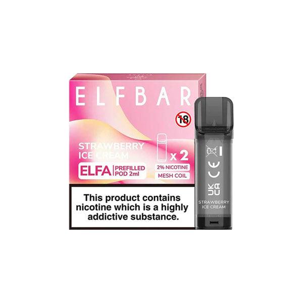 ELF Bar ELFA 20mg Replacement Prefilled Pods 2ml - Online Vape Shop