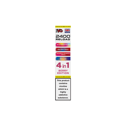 20mg IVG 2400 Reload Prefilled Pods 2ml 2400 Puffs - 4 Pcs