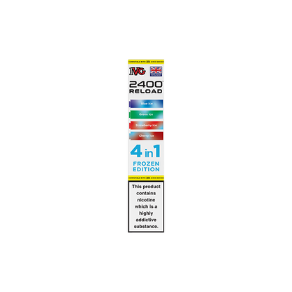 20mg IVG 2400 Reload Prefilled Pods 2ml 2400 Puffs - 4 Pcs