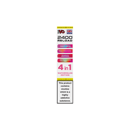 20mg IVG 2400 Reload Prefilled Pods 2ml 2400 Puffs - 4 Pcs