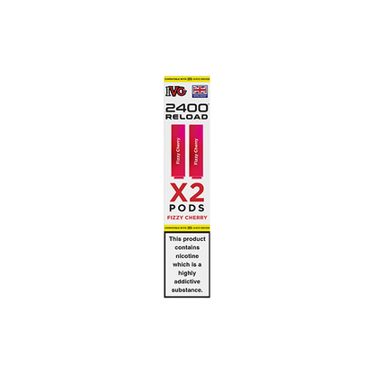 20mg IVG 2400 Reload Prefilled Pods 2ml 2400 Puffs - 2 Pcs