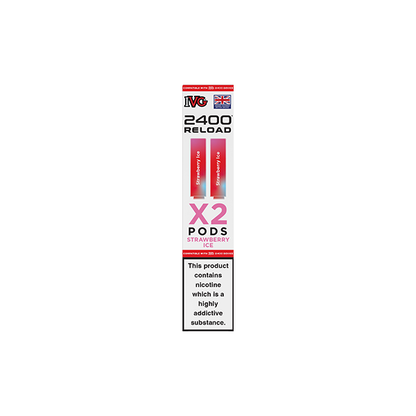 20mg IVG 2400 Reload Prefilled Pods 2ml 2400 Puffs - 2 Pcs