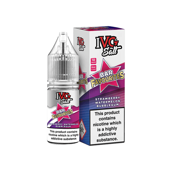 20mg I VG Bar Favourites 10ml Nic Salts (50VG/50PG) - Online Vape Shop