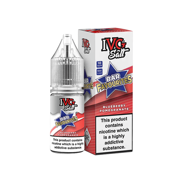 20mg I VG Bar Favourites 10ml Nic Salts (50VG/50PG) - Online Vape Shop