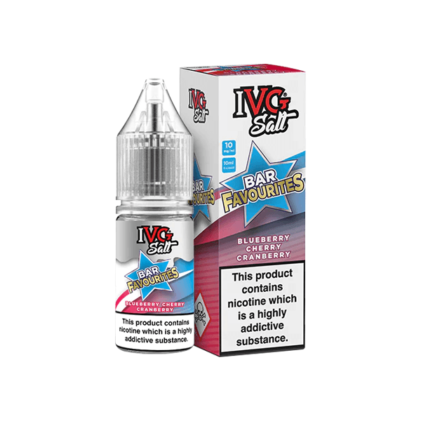 20mg I VG Bar Favourites 10ml Nic Salts (50VG/50PG) - Online Vape Shop