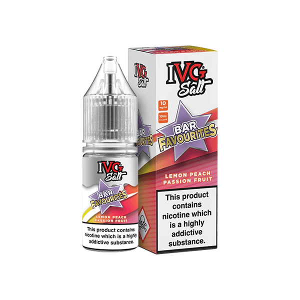 20mg I VG Bar Favourites 10ml Nic Salts (50VG/50PG) - Online Vape Shop