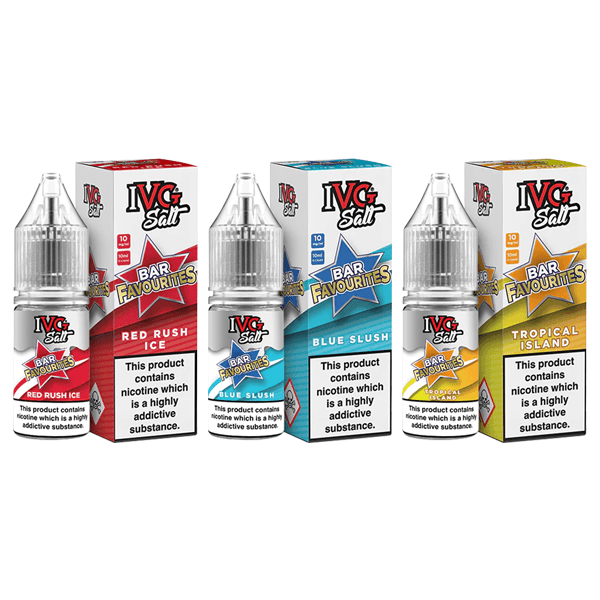 20mg I VG Bar Favourites 10ml Nic Salts (50VG/50PG) - Online Vape Shop