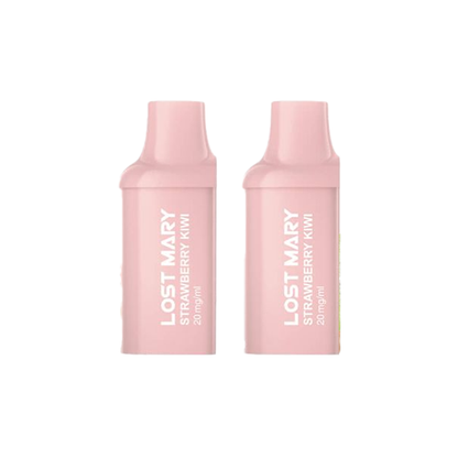 20mg Lost Mary BM600 Prefilled Replacement Pods 1200 Puffs - 2 Pcs