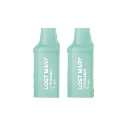 20mg Lost Mary BM600 Prefilled Replacement Pods 1200 Puffs - 2 Pcs