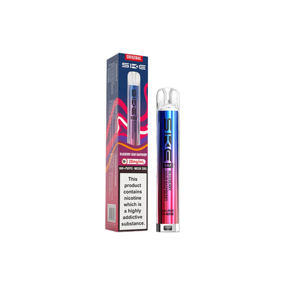 20mg SKE Bar 600 Rechargeable Prefilled Pod Vape Kit