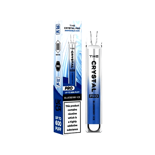 20mg The Crystal Pro Disposable Vape Device 600 Puffs - Online Vape Shop