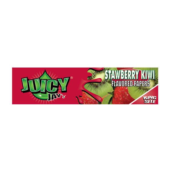 24 Juicy Jay King Size Flavoured Slim Rolling Paper - Full Box - Online Vape Shop