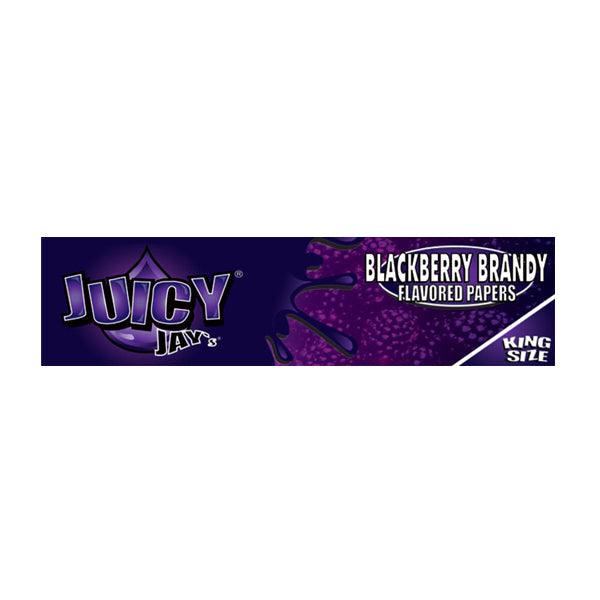 24 Juicy Jay King Size Flavoured Slim Rolling Paper - Full Box - Online Vape Shop