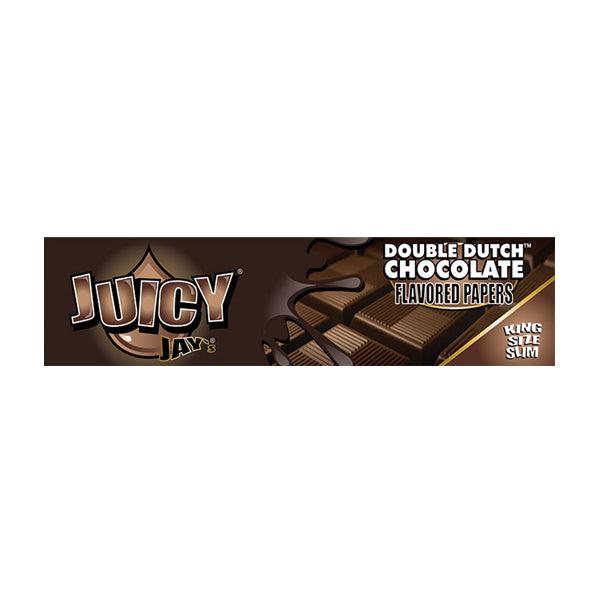 24 Juicy Jay King Size Flavoured Slim Rolling Paper - Full Box - Online Vape Shop