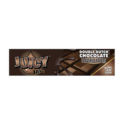 24 Juicy Jay King Size Flavoured Slim Rolling Paper - Full Box - Online Vape Shop