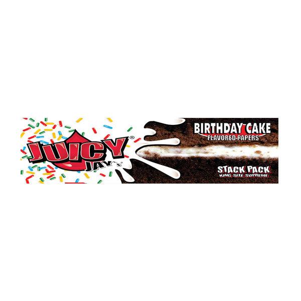 24 Juicy Jay King Size Flavoured Slim Rolling Paper - Full Box - Online Vape Shop