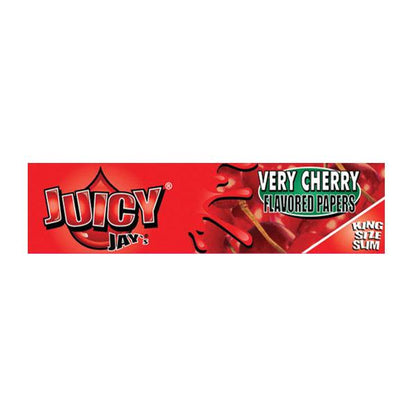 24 Juicy Jay King Size Flavoured Slim Rolling Paper - Full Box - Online Vape Shop